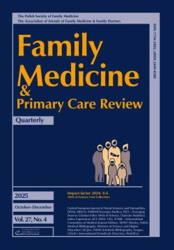 Zeszyt 4/25 Family Medicine & Primary Care Review