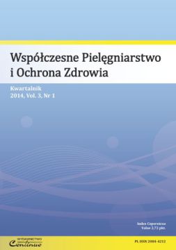 Zeszyt 1/2014 Współczesne Pielęgniarstwo i Ochrona Zdrowia