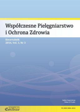 Zeszyt 3/2014 Współczesne Pielęgniarstwo i Ochrona Zdrowia 