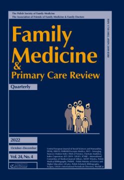 Zeszyt 4/22 Family Medicine & Primary Care Review