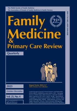 Zeszyt 4/23 Family Medicine & Primary Care Review