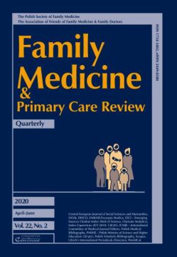 Zeszyt 2/20 Family Medicine & Primary Care Review