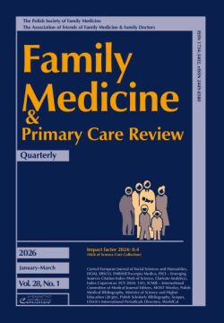 Zeszyt 1/26 Family Medicine & Primary Care Review